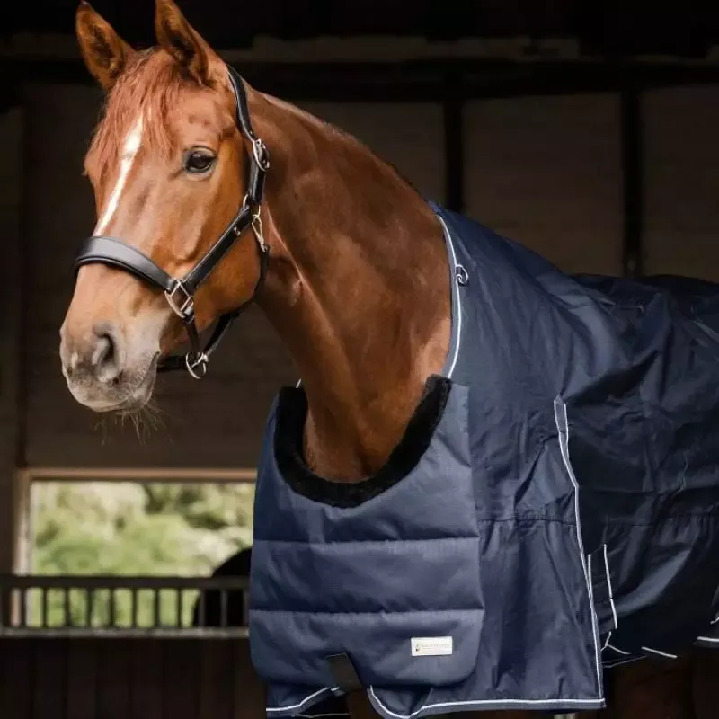 Nouvel Arrivage Protge-poitrail couverture cheval Horse Bib Waldhausen - Unique - Noir