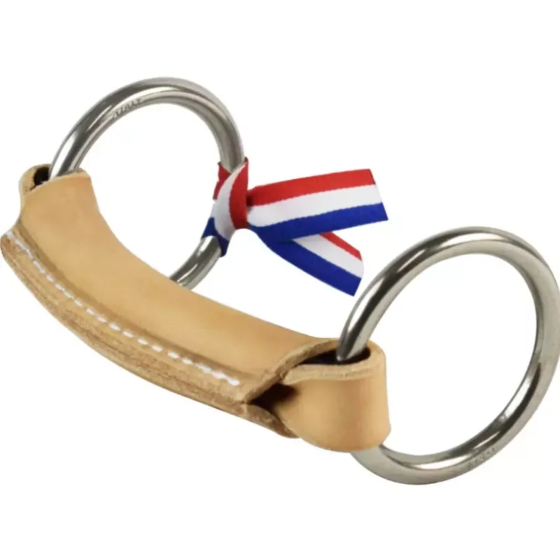 Mors cheval deux anneaux cuir rond Ronzon Legend Meilleur Choix