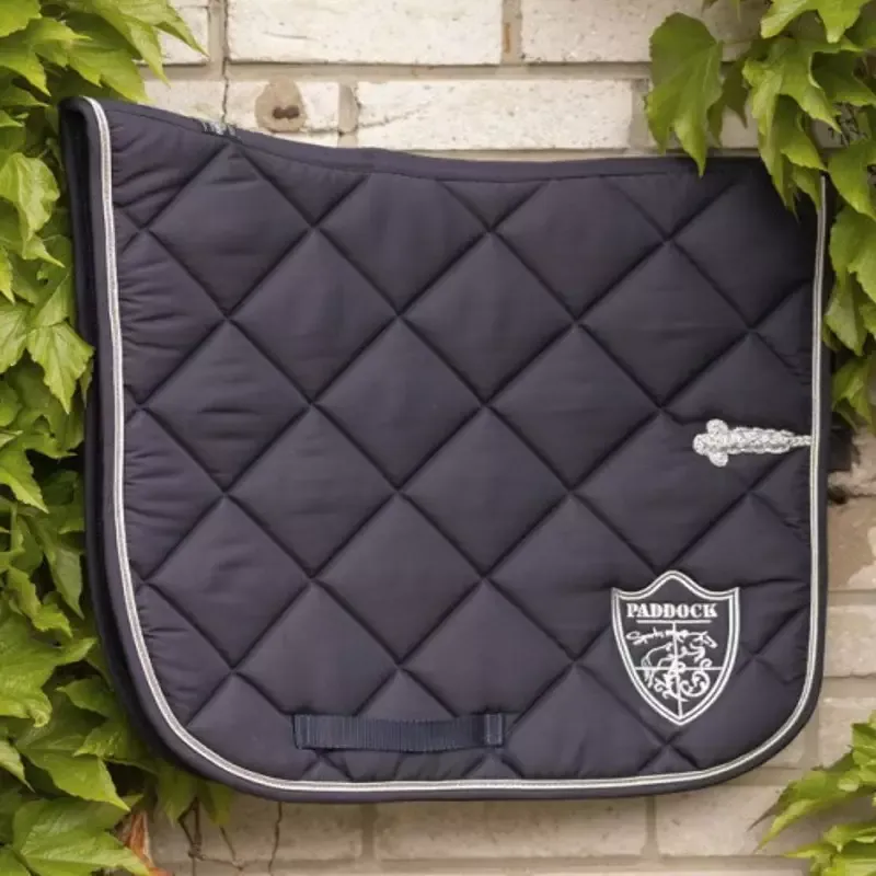 Tapis de dressage cheval Prem's Ecusson Paddock Sports - Cheval Dressage - Marine Meilleur Choix