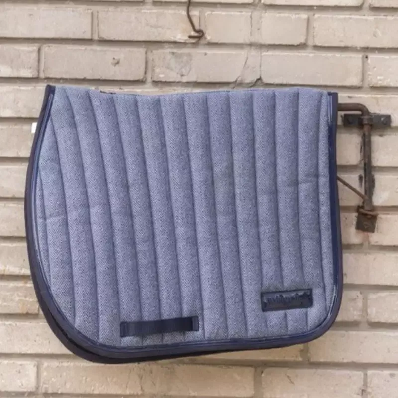 Tapis cheval Wooltouch Chevron Paddock Sports - Cheval - Gris chin Offre Limite
