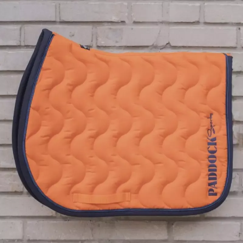 Tapis cheval Wavy Paddock Sports - Cheval - Orange Bon March