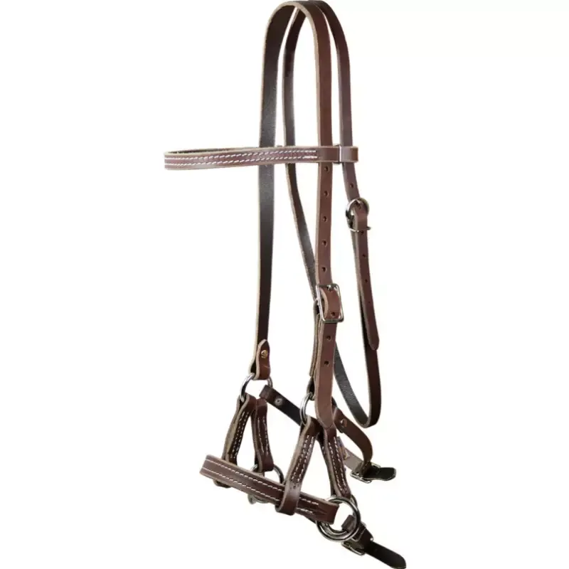 Side Pull cheval cuir Ronzon Legend - Shetland - Noir Vente Flash