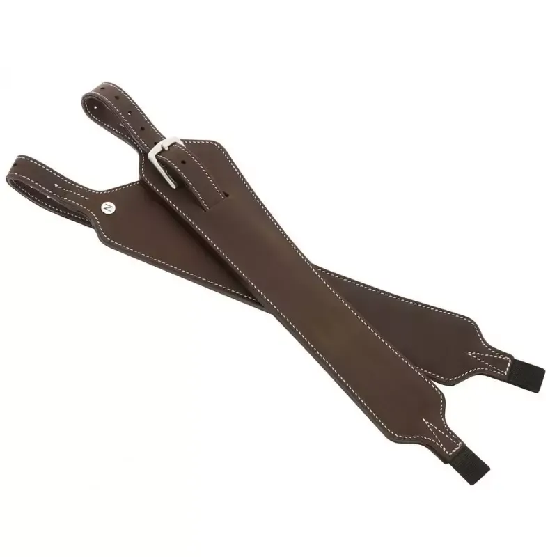 Etrivires cheval larges monobranches cuir Confort - Noir Solde
