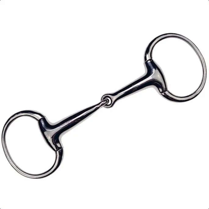 Mors olive inox canons creux - filet Feeling - 105 mm Retour Gratuit