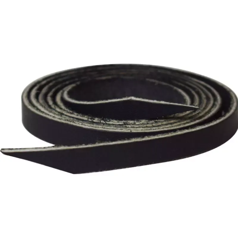 Attache Latigo cuir sacoches randonne cheval Ronzon Legend – Noir Certifi