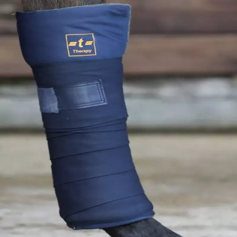 Sous bandes thrapeutiques cheval Therapy Bucas (x4) - Unique - Marine Petit Prix
