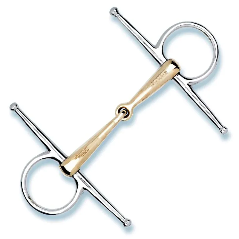 Full Cheek Bits Stbben Full Cheek Snaffle Single Jointed - 12,5cm Bon Plan