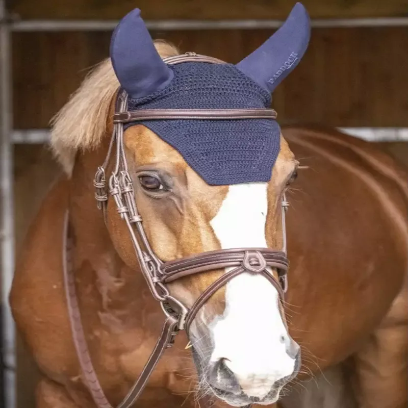 Paiement Scuris Bonnet anti-mouche anti-bruit cheval Soundless Paddock Sports - Cob/pur-sang - Noir