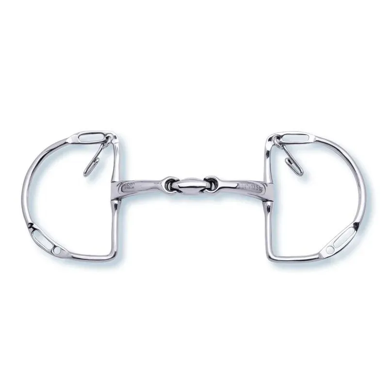 Authentique Filete D-rings Stbben German filete D-ring double broken 14mm - 12,5cm