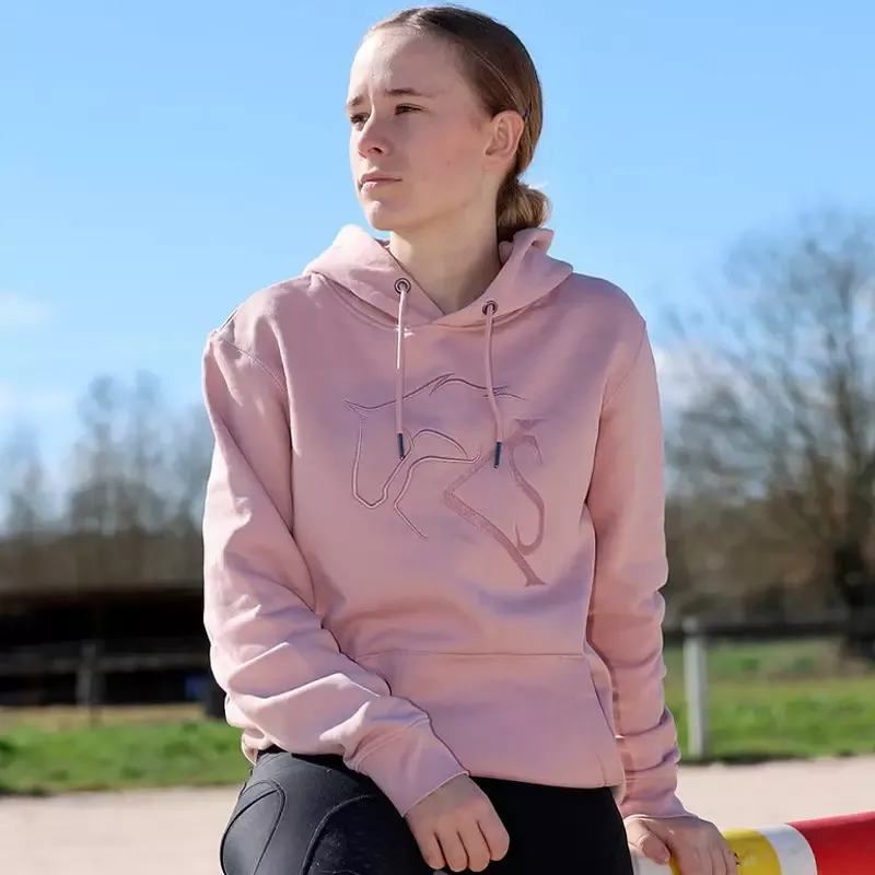 Sweat capuche quitation unisexe Kevin Staut Collection - M - Rose Retour Gratuit
