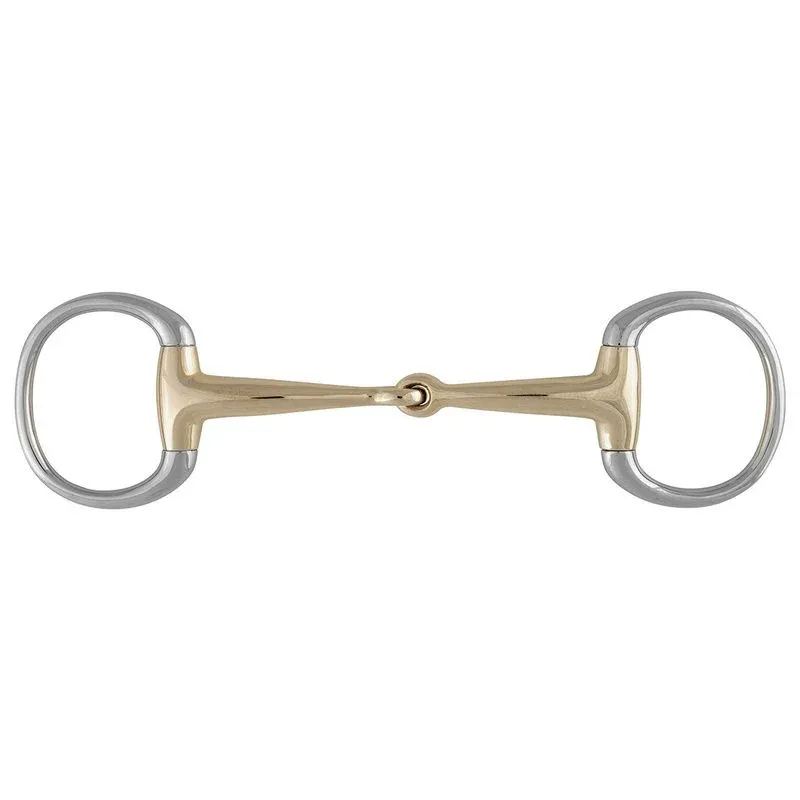 Marque Eggbutt Snaffles Stbben Egg Butt Bit / Bradoon SWEET COPPER single jointed - 13,5cm