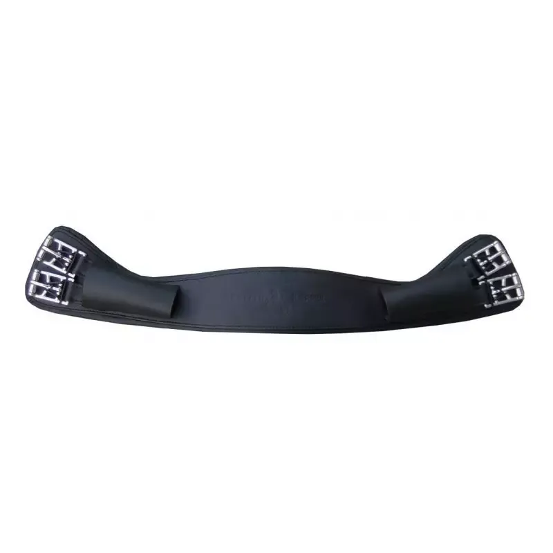 Sangle cheval dressage Jessica anatomique Kieffer - 70 cm - Noir Pas Cher
