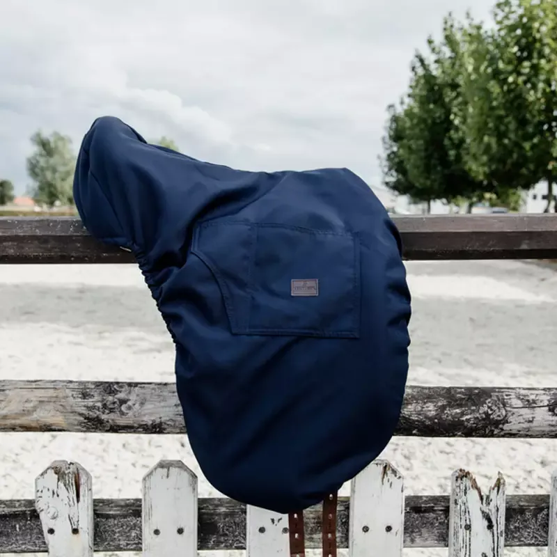 Housse selle Kentucky matelasse - Marine Top Vente