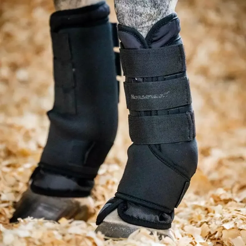 Gutres dcurie cheval Pro Bamboo Horseware - Cheval - Noir Petit Prix