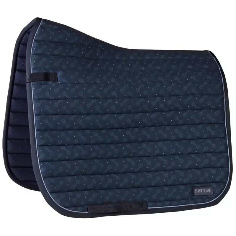 Vente Flash Tapis cheval Just Ride Retro Harry's Horse - Cheval CSO - Marine