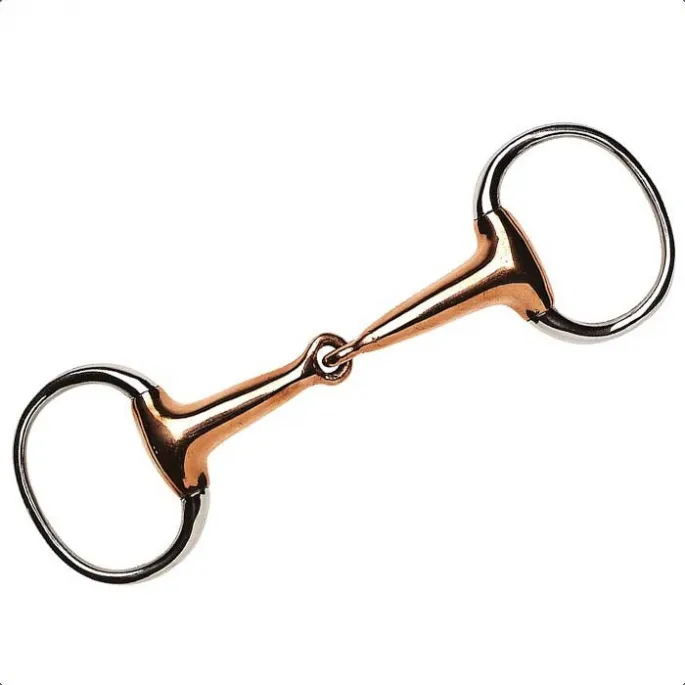 Mors olive gros canons cuivre filet olive Feeling - 135 mm Bon Plan