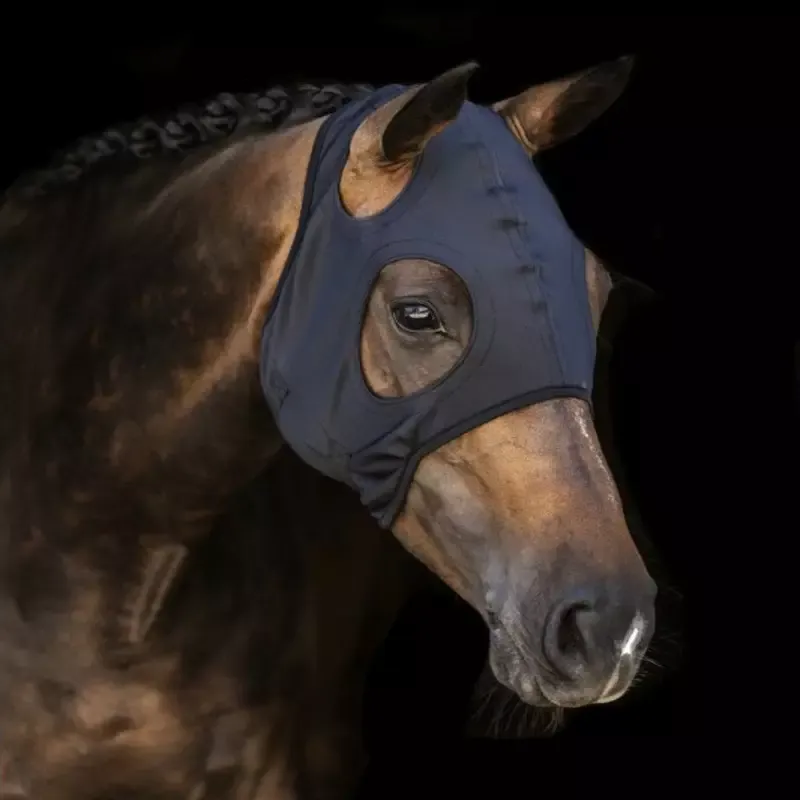 Bon Plan Masque anti-stress cheval Come Best Titanium Lami-Cell sans oreilles - Cob/pur-sang - Noir
