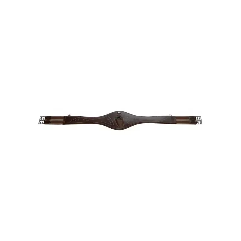 Acheter En Ligne Sangle cheval cuir demi-bavette avec surpiqres Prestige - 115 cms