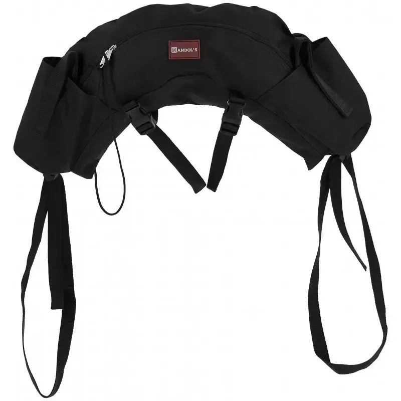 Sacoche randonne cheval banane arrire 600 deniers H West - Brun Vente Directe