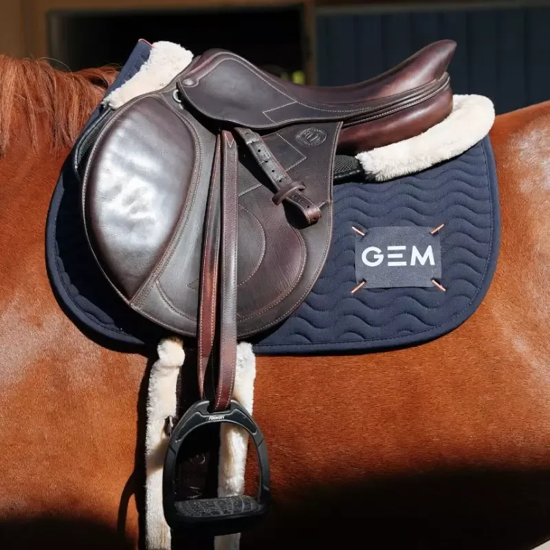 Tapis cheval Touc Touc Obstacle GEM - Cheval CSO - Noir Prix Rduit