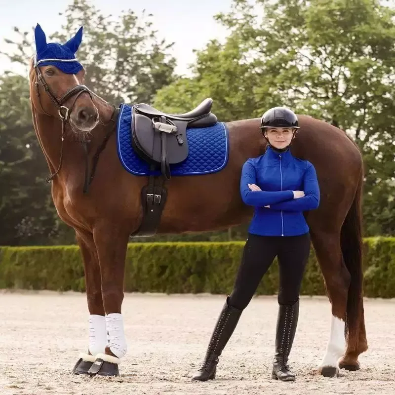 Tapis cheval Felix Glam Waldhausen - Cheval Dressage - Bleu ptrole Prix Cass