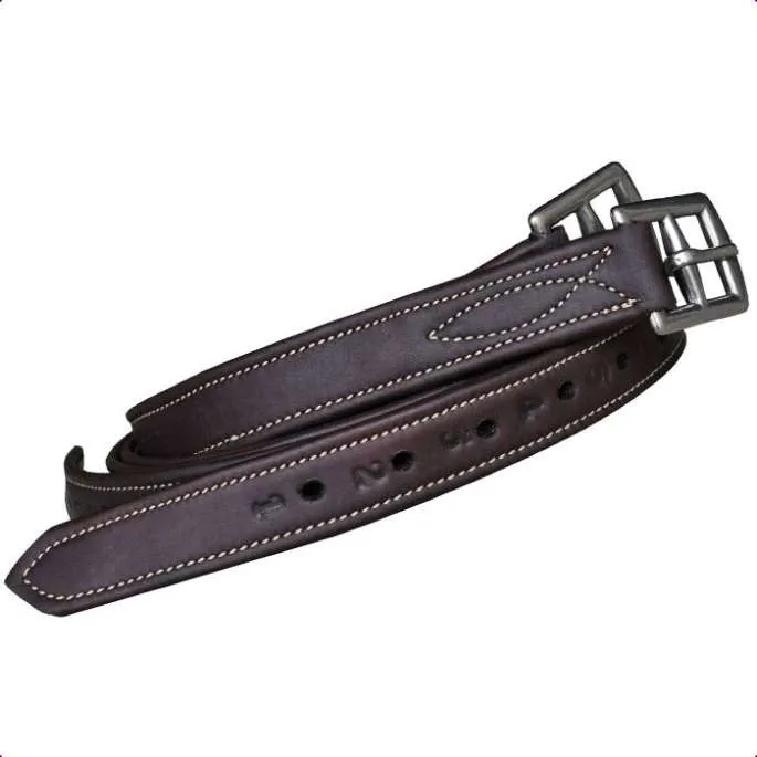 Etrivires nylon /cuir - Privilge Equitation - noir - 145 cm Livraison Express