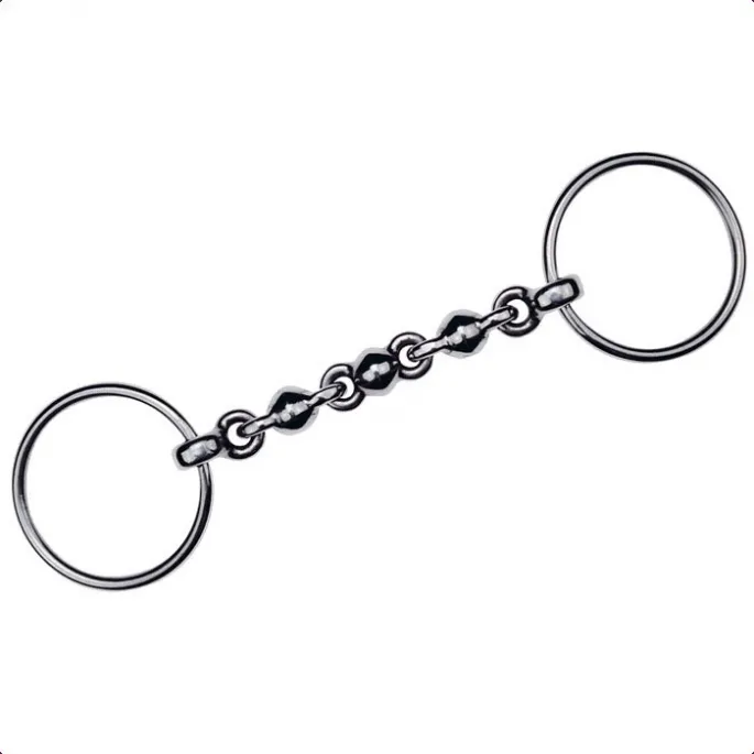 Promotion Mors inox Filet 2 anneaux Waterford Feeling - 125 mm