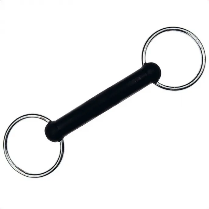 Mors 2 anneaux caoutchouc droit souple - 115 mm Must-Have