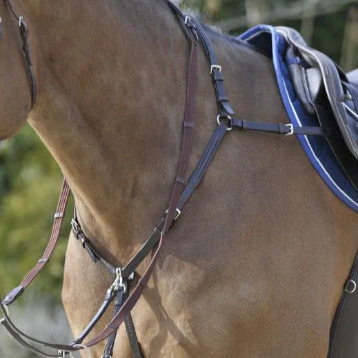 Breastplates Stbben Breastplate side fit with running attachment - Ebony Acheter Direct