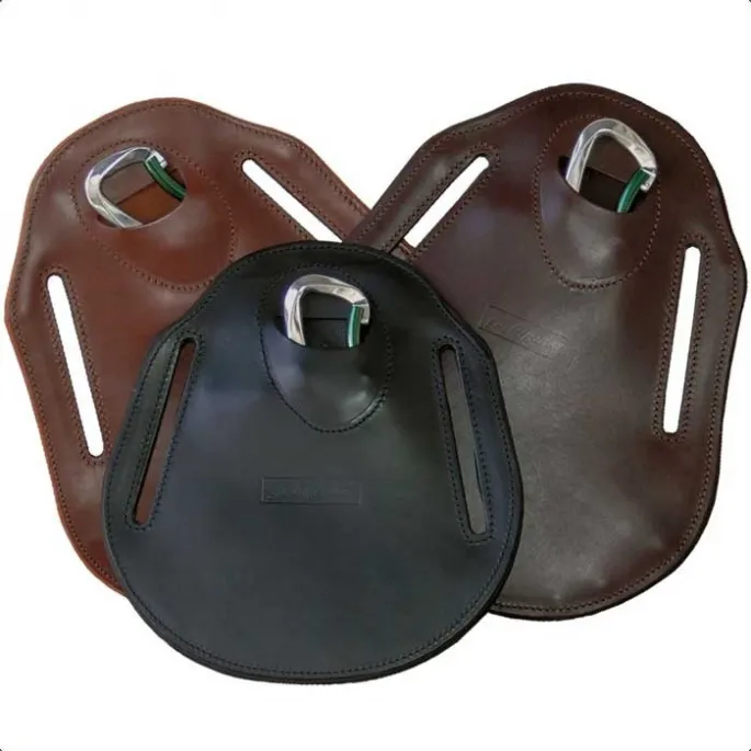 Bavette cuir - Eric Le Tixerant - noir - poney (pony ) Soldes