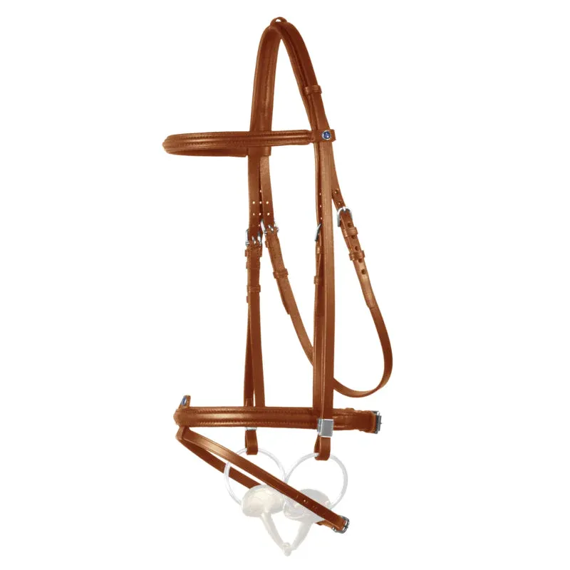 Cabezada Stbben Bridle 2305 Leitrim Flash Noseband with Slide&Lock Buckles - Black / Pony Super Prix