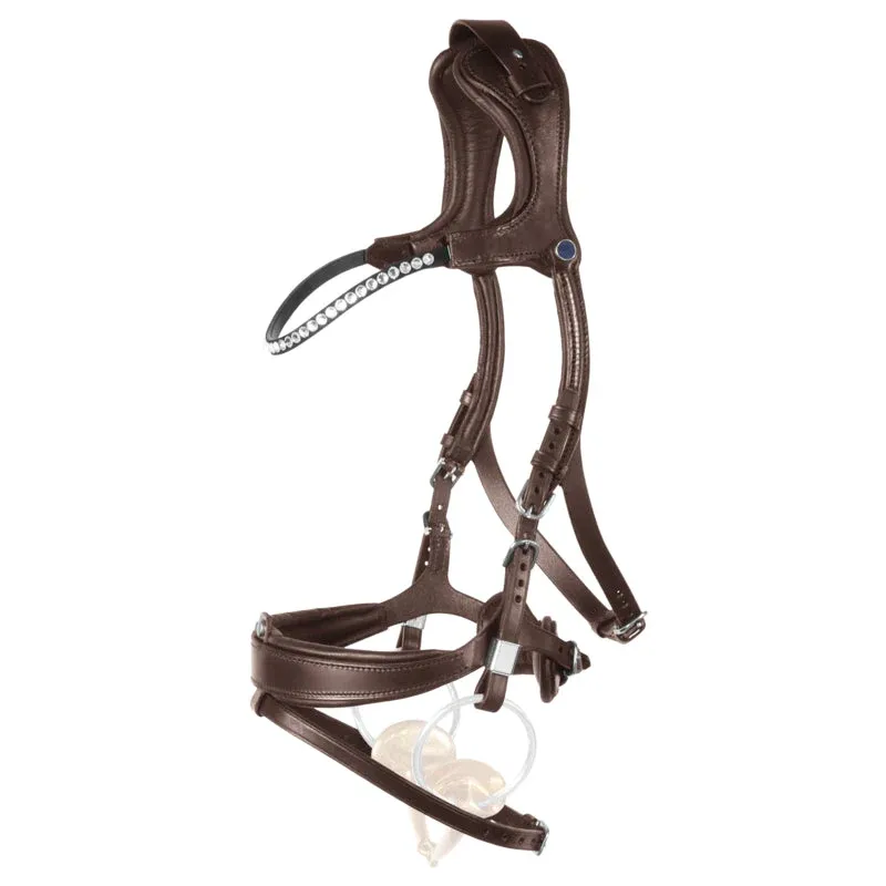 Soldes Cabezada Stbben Bridle 2515 Freedom II Magic Tack with Slide&Lock Buckles - Cob / Tobacco