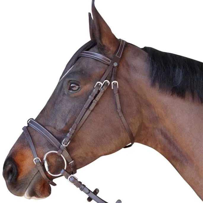 Promotion Bridon Plat Doubl - Canter - marron - pur-sang (cob )