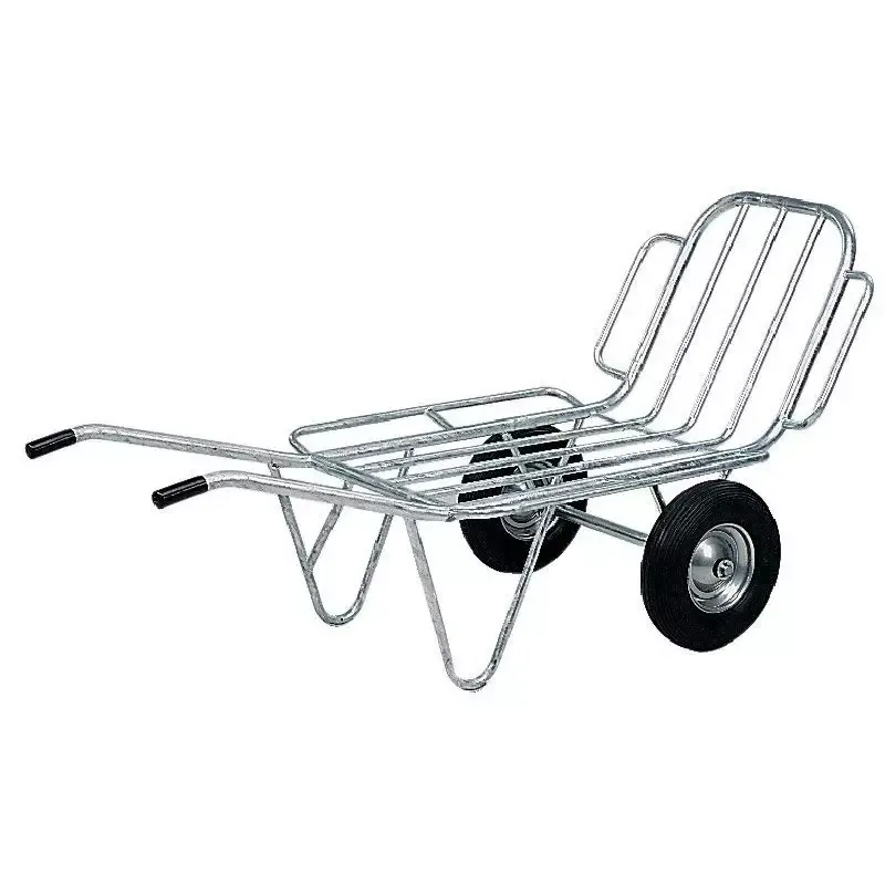 Authentique Brouette mtallique 2 roues monobloc La Ge