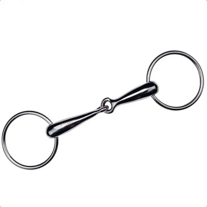 Nouvel Arrivage Mors inox Filet 2 anneaux Feeling canons creux 19mm - 135 mm