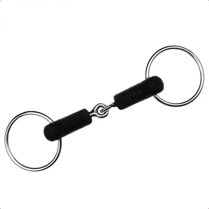 Mors 2 anneaux caoutchouc bris - Feeling - 135 mm Nouvel Arrivage