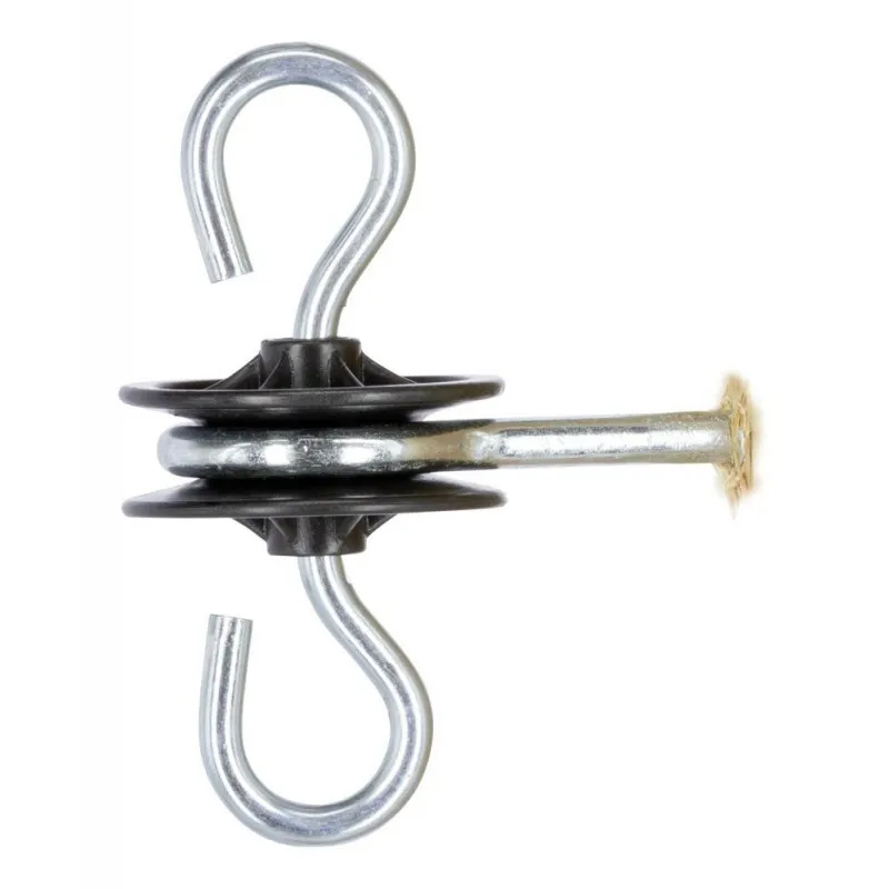 Expdi Aujourdhui Isolateur double visser Dpart - Porte - Fil de clture x 10