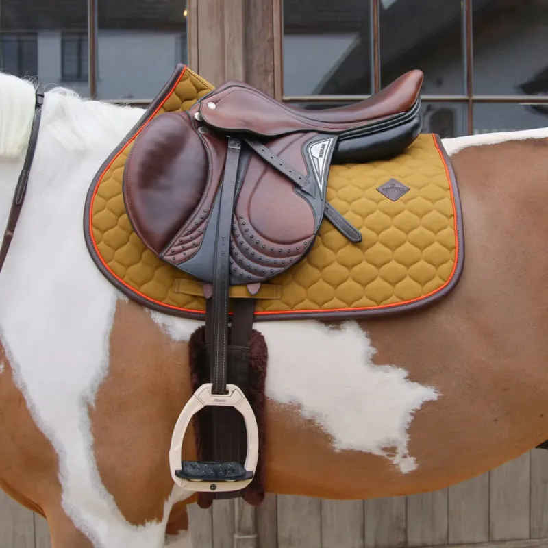 para caballo Kentucky mantilla Onion Quilt Neon Leather - Blue / Dressage Prix Promo