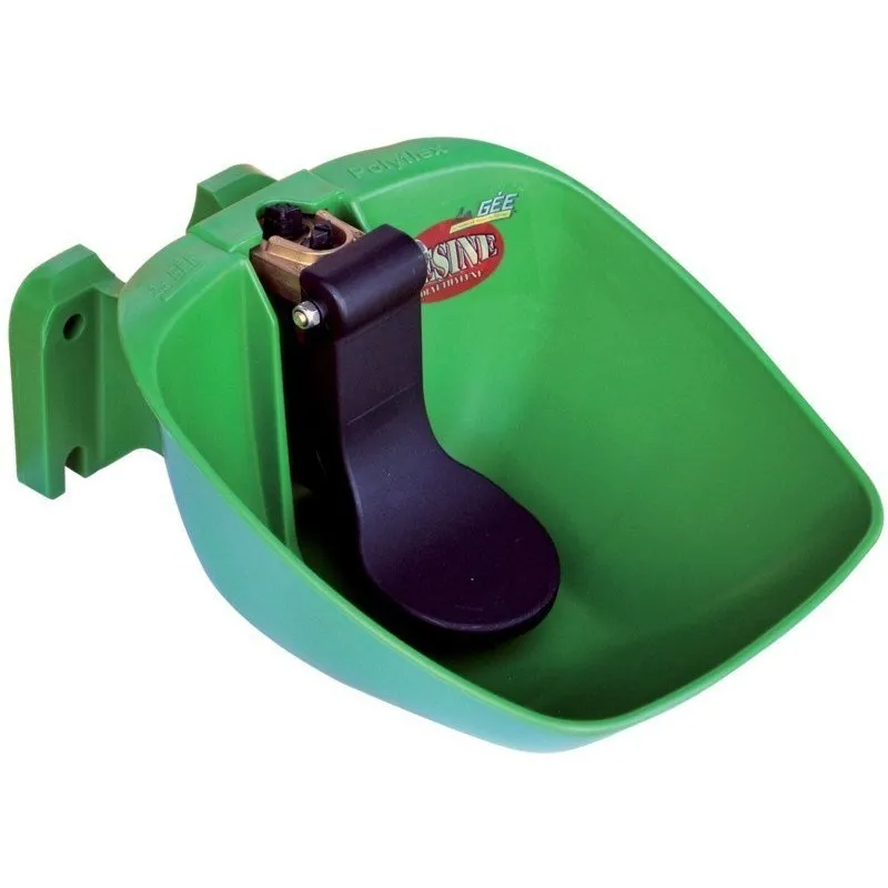 Authentique Abreuvoir resine polyflex a palette horizontale - Vert