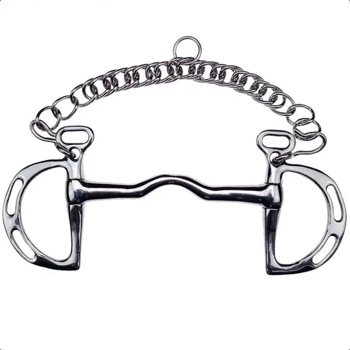 Haute Qualit Goyo-Aga inox Mors espagnol Feeling passes droit - 115 mm