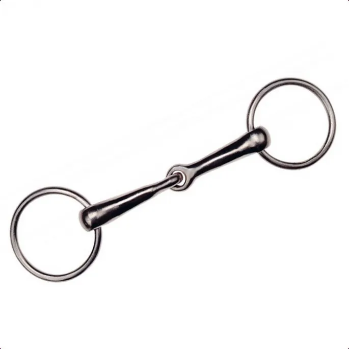 Mors 2 anneaux acier nickel - Feeling - 115 mm Populaire