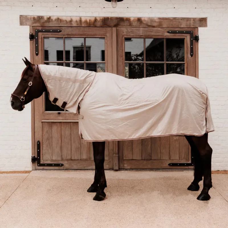 Manta para caballo Kentucky Mesh Fly manta Comfort Classic with Neck and Belly - 165 cm / 7'3 Offre Exclusive