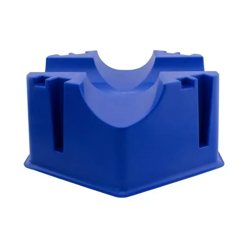 Cube empilable pour barres d'obstacles Parcours et Travail - Jaune Promotion