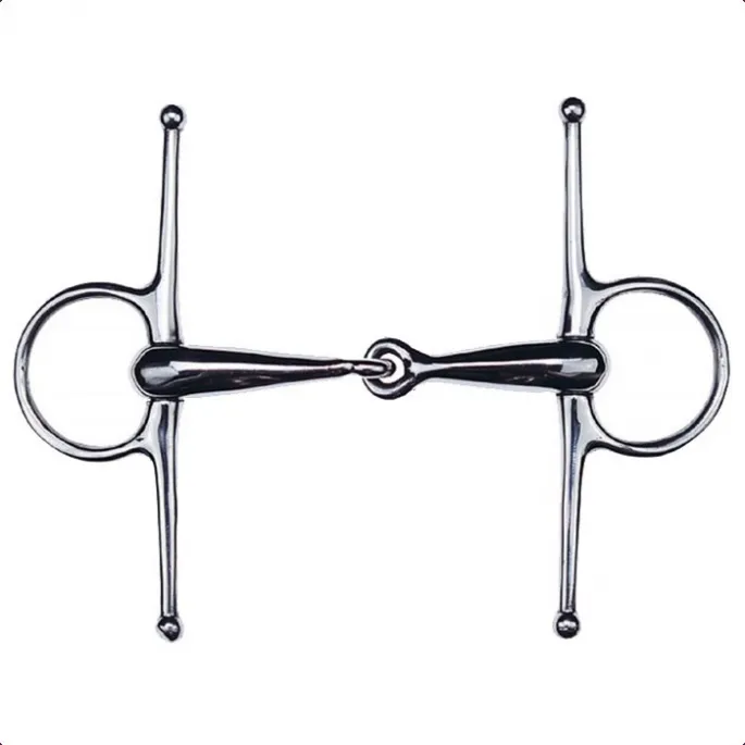 Mors aiguille Feeling filet bris creux inox - 135 mm Offre Du Jour