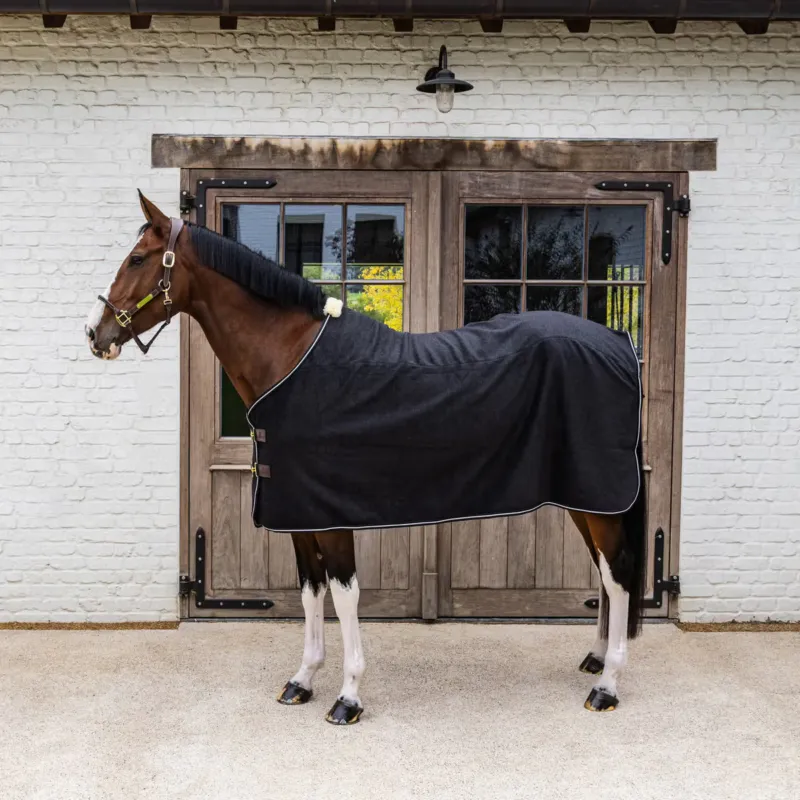 Manta para caballo Kentucky Fleece manta Heavy Melange - Navy / 130 cm / 6'0 Offre Limite