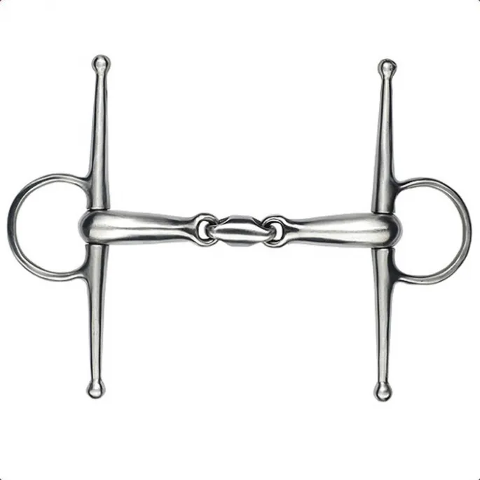 Acheter En Ligne Mors aiguille Feeling anatomic double brisure inox satin - 135 mm