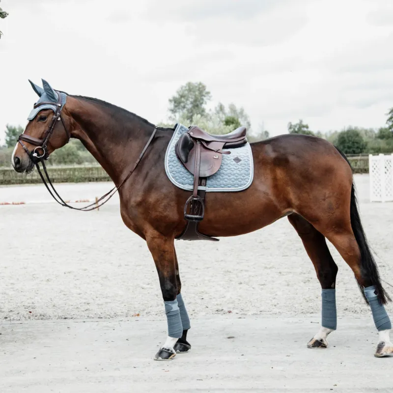 Nouvel Arrivage Sets Kentucky Velvet Matching Set - Light Blue - Jumping