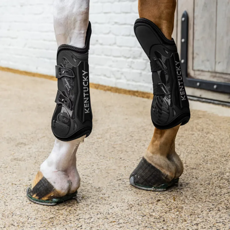 Usine Directe Kentucky protectores de tendn Elastic with Knee Protection - Brown / M