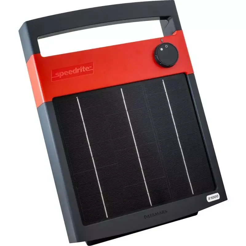 Electrificateur portable solaire Speedrite S1000 clture cheval Commander Maintenant