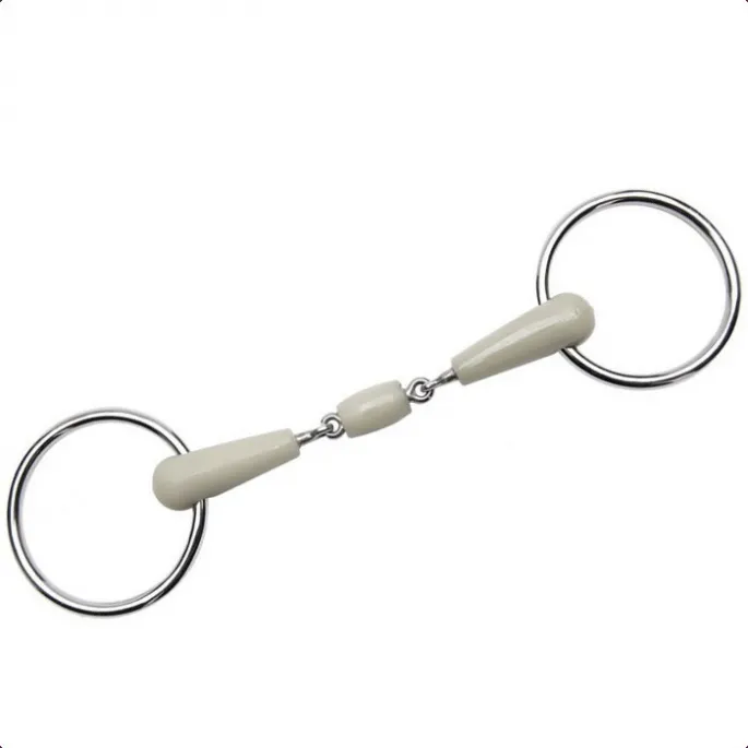 Meilleur Prix Mors 2 anneaux Feeling Flexi double brisure - 115 mm